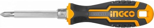 INGCO AKISD0203 2 in 1 Screwdriver Set 5 x 135 mm Black