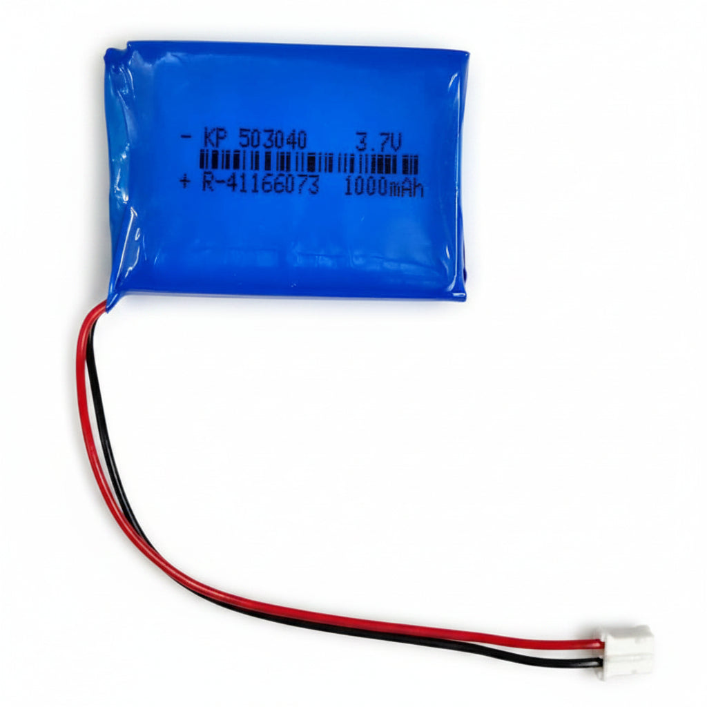 1000mah 3.7V Rechargeable Battery 503040 - Blue