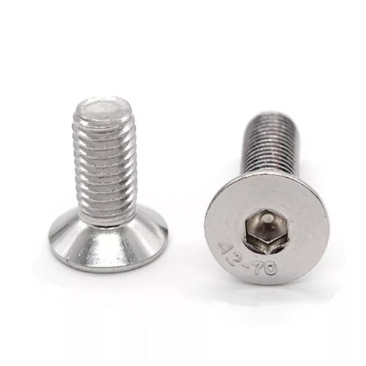 M4x16mm CSK (Allen) CounterSunk SS202 Screw (Dia. 4mm, Length 16mm) (Pack of 10)