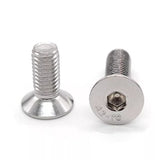 M4x12mm CSK (Allen) CounterSunk SS202 Screw (Dia. 4mm, Length 12mm) (Pack of 10)