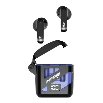 iNFiRe Firebud 64 Wireless Earbuds with 40H Playtime, Bluetooth 5.3, AI Voice Assistant, Touch Control for Calls, Music & Movies