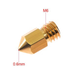 0.6 mm Nozzle for 3D Printer Brass Nozzle (Pack of 1)