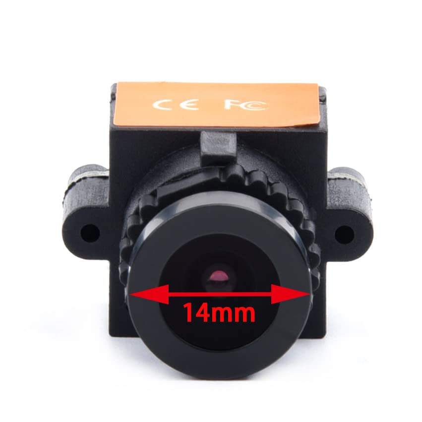 1000TVL 1/3 CCD 110 Degree 2.8mm Lens Mini FPV Camera