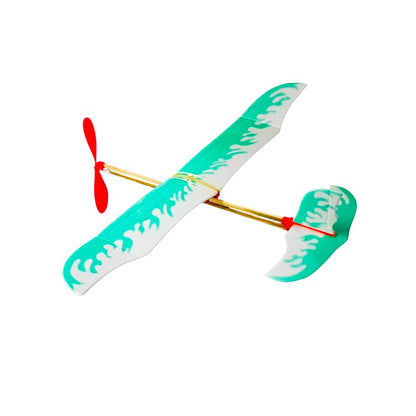 DIY Rubber Band Powered Plane Thunderer Glider Model Kit – Pack of 20