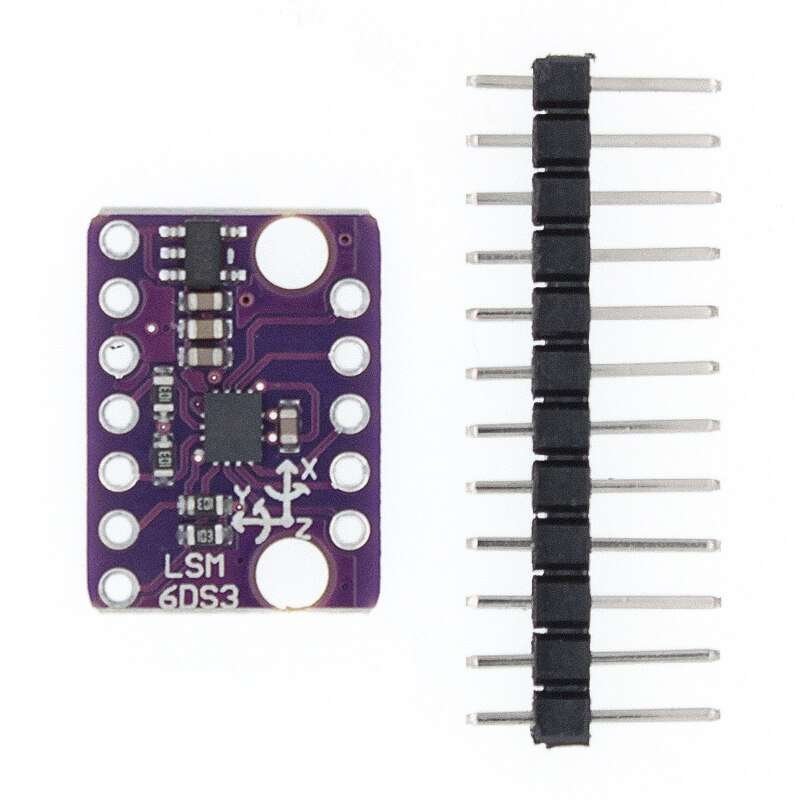 LSM6DS3 LSM6DS3 Accelerometer Gyro Embedded Digital Temperature Sensor Module SPI IIC I2C Interface Module 8kb FIFO Buffer 5V
