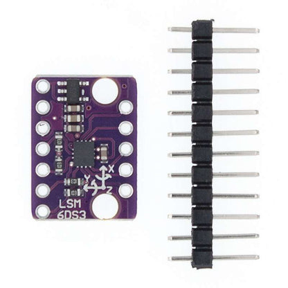 LSM6DS3 LSM6DS3 Accelerometer Gyro Embedded Digital Temperature Sensor Module SPI IIC I2C Interface Module 8kb FIFO Buffer 5V