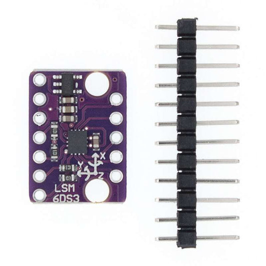 LSM6DS3 LSM6DS3 Accelerometer Gyro Embedded Digital Temperature Sensor Module SPI IIC I2C Interface Module 8kb FIFO Buffer 5V