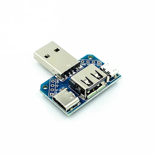 4 in 1 USB Adapter Board Male To Female Adapter Micro USB/Type-C Interface 4P 2.54mm