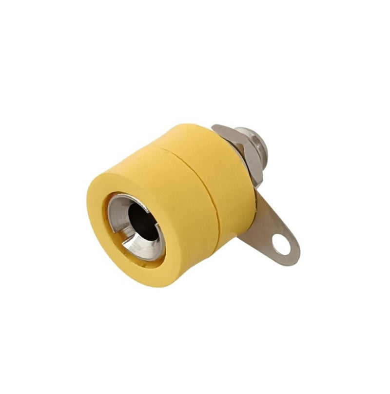 4mm Female Banana Socket Jack Yellow (Pack of 1)