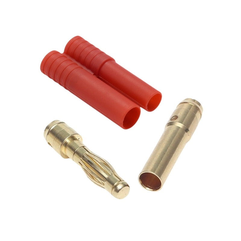 4mm HXT Bullet Connectors with Protector Male Female Pair-1 Pair