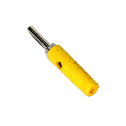 4mm Banana Plugs Audio Speaker Wire Cable terminal Connectors Yellow