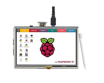 5" (12.7 cm) LCD Touch Screen 800×480 Display with HDMI for Raspberry Pi
