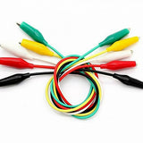 Double ended Crocodile / Alligator Clips 50 Cm (Multicolour)- 1 Pc
