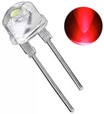 8mm Red Clear LED (1 Pc)