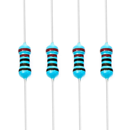 2.2K ohm 1/4 Watt ±1% Tolerance Metal Film Resistor (Pack of 10)