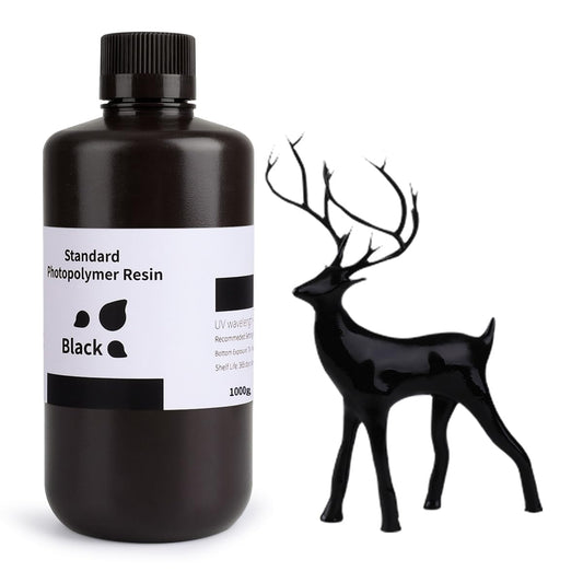 Elegoo Standard Photopolymer Resin 1000g- Black