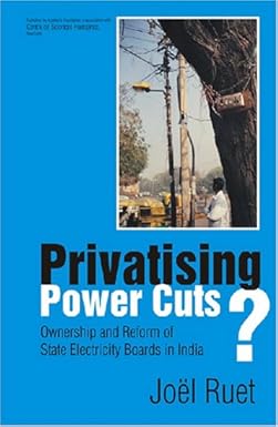 PRIVATISING POWER CUTS : OWNERSHIP AND REFORM OF STATE ELECTRICITY BOARDS IN INDIA BY JOEL RUET (HARDCOVER) OLD BOOK