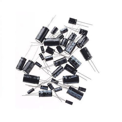 88 PCS Assorted Electrolytic Capacitor with Durable Plastic Storage Box