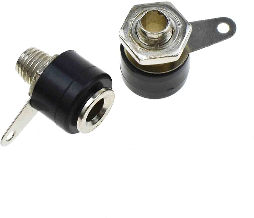 4mm Female Banana Socket Jack Black (Pack of 1)