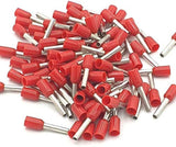 E1008 Red 1 sqr mm Wire Ferrule Terminal Cable Lugs