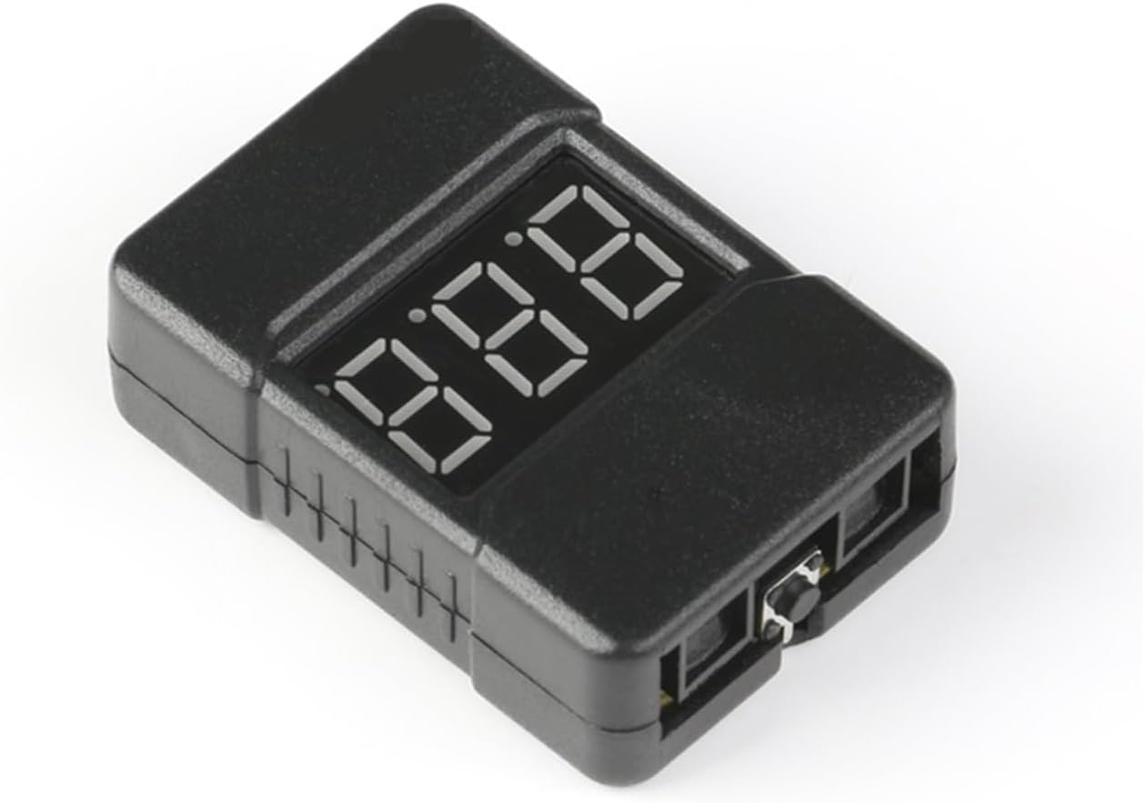 BX100 1-8S Lipo Battery Voltage Tester/  Low Voltage Buzzer Alarm with Dual Speakers