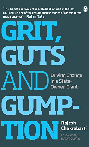 GRIT, GUTS AND GUMPTION  BY RAJESH CHAKRABARTI (HARDCOVER) OLD BOOK