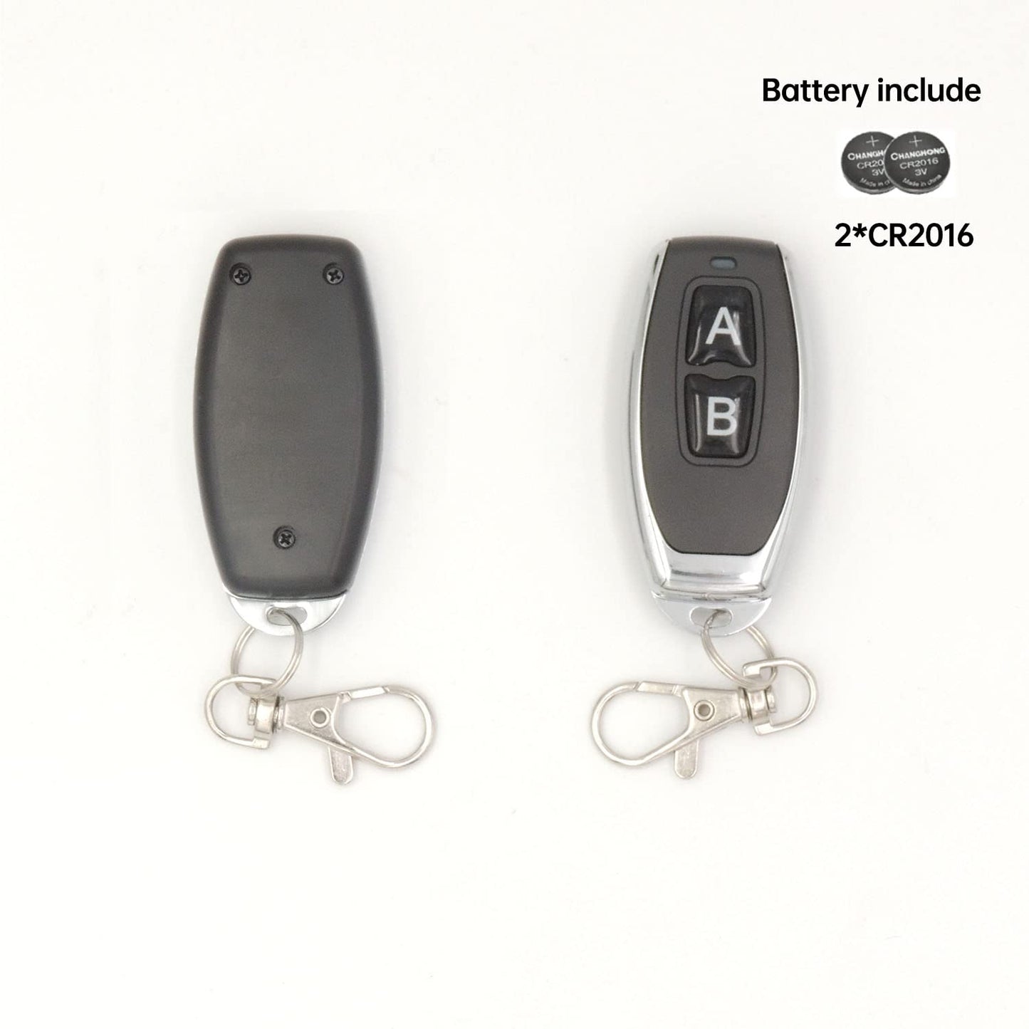 2 Ch 5v RF Transmitter and Receiver Remote Control Relay Switch Car Key Type