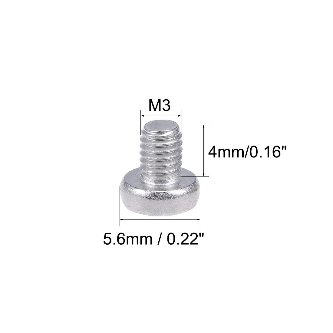 M3x4mm Screw Phillips Head (Pack of 10)