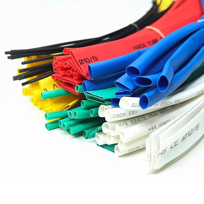 Assorted Colourful Heat Shrink Sleeve 20cm (1mm to12mm, 100 Pcs)