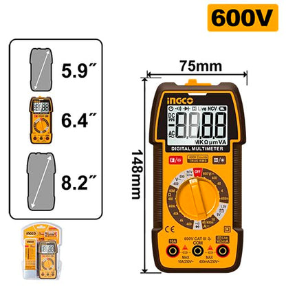 INGCO DM36002 4000 Count TRMS Digital Multimeter