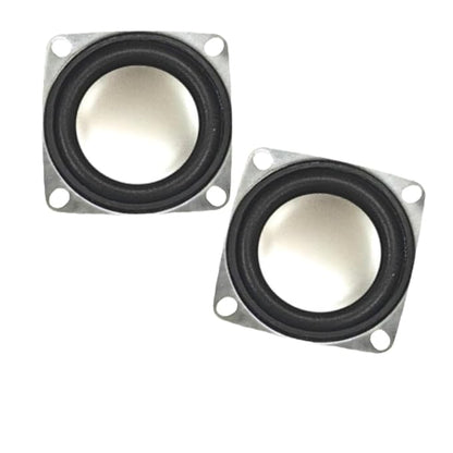 2 Inch Silver Speaker 4 Ohm 3W Full Range Stereo Subwoofer Loudspeaker Driver for DIY Audio, Bluetooth Speaker Replacement, Robotics, Electronic Projects, School Science Models (Pack of 1)