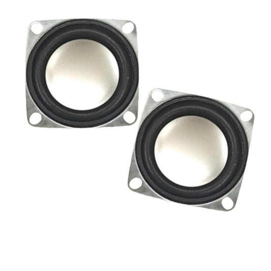 2 Inch Silver Speaker 4 Ohm 3W Full Range Stereo Subwoofer Loudspeaker Driver for DIY Audio, Bluetooth Speaker Replacement, Robotics, Electronic Projects, School Science Models (Pack of 1)