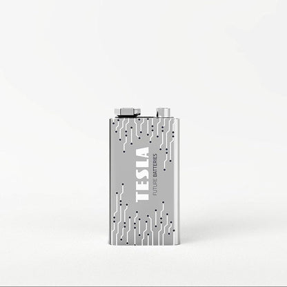 TESLA 9V 6LR61 Silver+ Alkaline Battery