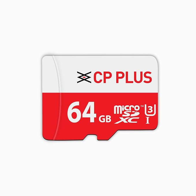 CP PLUS High Speed Data Transfer 64 GB Micro SD Card with 30 MB/s Min Write Speed, CP-NM64
