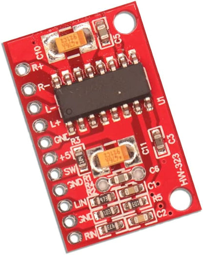 PAM8403 3W Dual Track Mini Digital Power Amplifiers Red