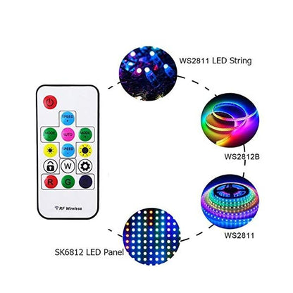 Pixel LED RF Wireless Remote Controller 2048 Pixel  Colour Controller Ws2812b, Ws2811