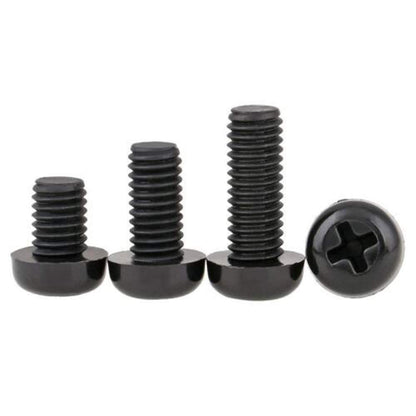 M3x6mm Phillips Head Screw Black Oxide (Pack of 10)