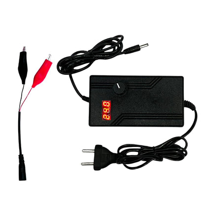 Callsa 28W 3V-14V Adjustable Power Adapter, Power Supply with LED Voltage Display and Variable DC 3V 6V 9V 12V 14V, It Suitable for Household Electronics - 2Amp Max