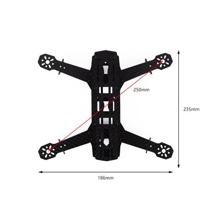 Q250 Quadcopter Super Strong Carbon Fiber 4mm Arm FPV Racing Frame(250mm) Kit