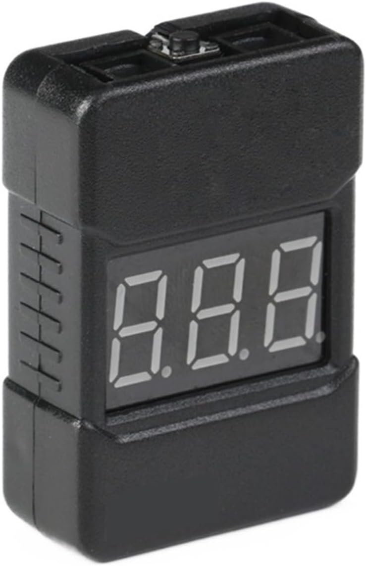 BX100 1-8S Lipo Battery Voltage Tester/  Low Voltage Buzzer Alarm with Dual Speakers