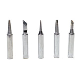 60W 220V ESD Safe Temperature Adjustable Electric Soldering Iron with Extra 5 Bits