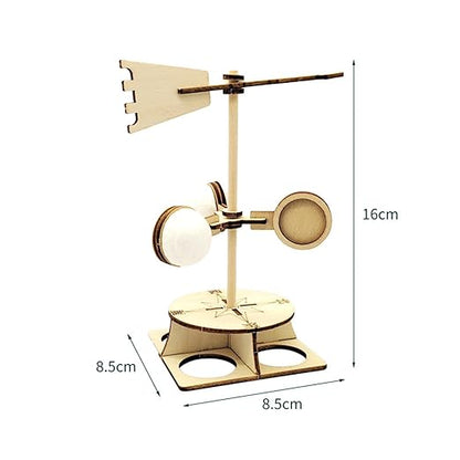 DIY Wind Vane Early Wooden Science Experiment Kits  Weather STEAM kit