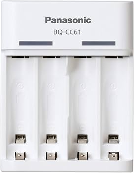 PANASONIC BQ - CC61N Eneloop Battery Charger with  Micro USB Cable