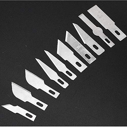 13 Pc Precision Knife Set Exacto Style Multi-Function Knife Crafts Carving Cutter Graver Sculpting Art Tool Set
