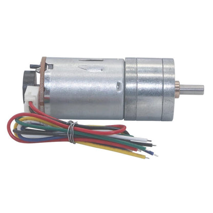 Dc Reduction Gear Motor JGA25-370 High Torque 550 RPM 6 Volt Micro Motor with Encoder