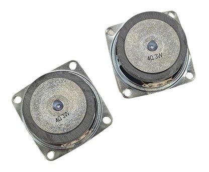 2 Inch Silver Speaker 4 Ohm 3W Full Range Stereo Subwoofer Loudspeaker Driver for DIY Audio, Bluetooth Speaker Replacement, Robotics, Electronic Projects, School Science Models (Pack of 1)