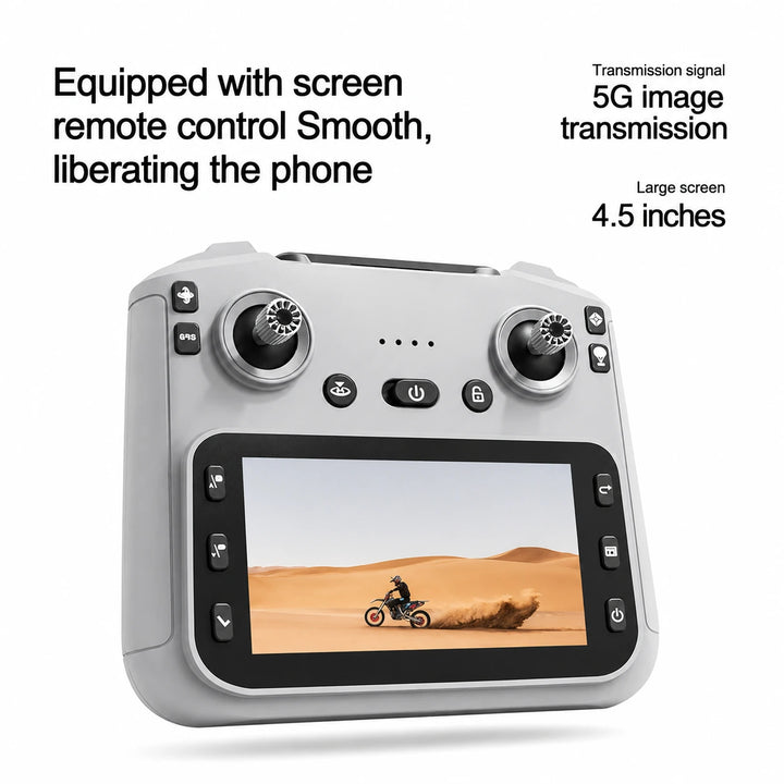 K19 Max GPS Drone with HD Gimbal Camera, Screen Remote, Return Home, Obstacle Avoidance & Airdrop Function