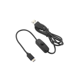 USB to Micro USB Cable 1.5 Meters With ON/OFF Switch Power Control For Raspberry Pi (Black / White)