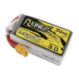 Tattu R-Line Version 3.0 1400mAh 22.2V 120C 6S1P Lipo Battery Pack With XT60 Plug