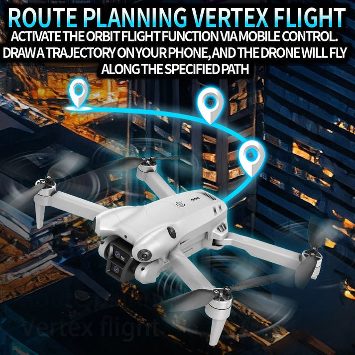 M4 Ultra Foldable Drone with 4K Dual Camera & Display Controller